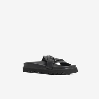 Iro Drape Sandal Black