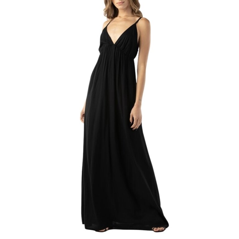 Zarchive Tiare Hawaii Gracie Maxi Dress Black