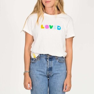 Kerri Rosenthal Suke Tee Loved White
