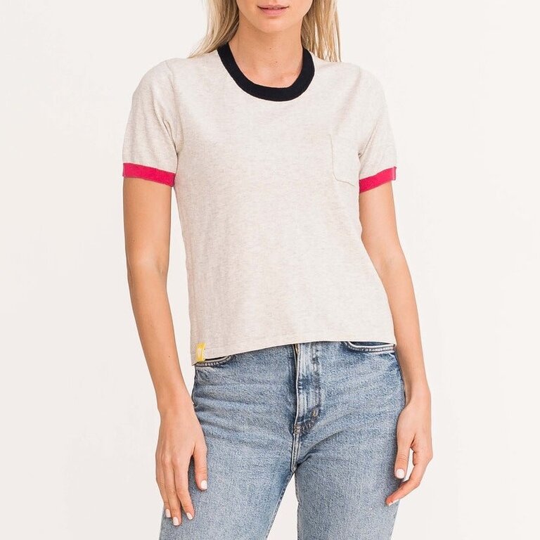 Kerri Rosenthal Lonnie Ringer Tee Quartz