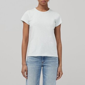 Rag & Bone The Slub Tee Scoop Neck Iceflow