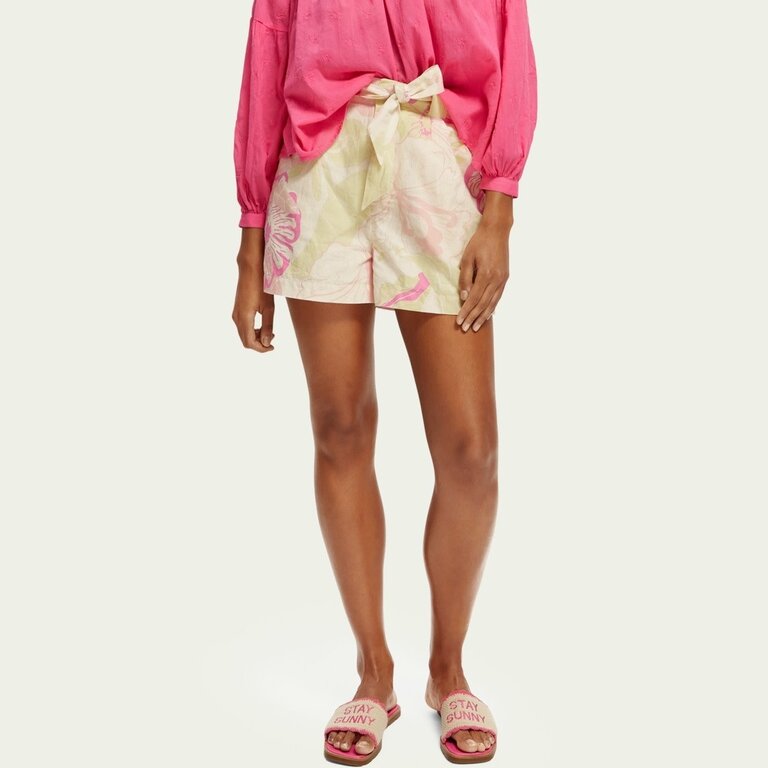 Scotch & Soda High Rise Blossom Print Shorts