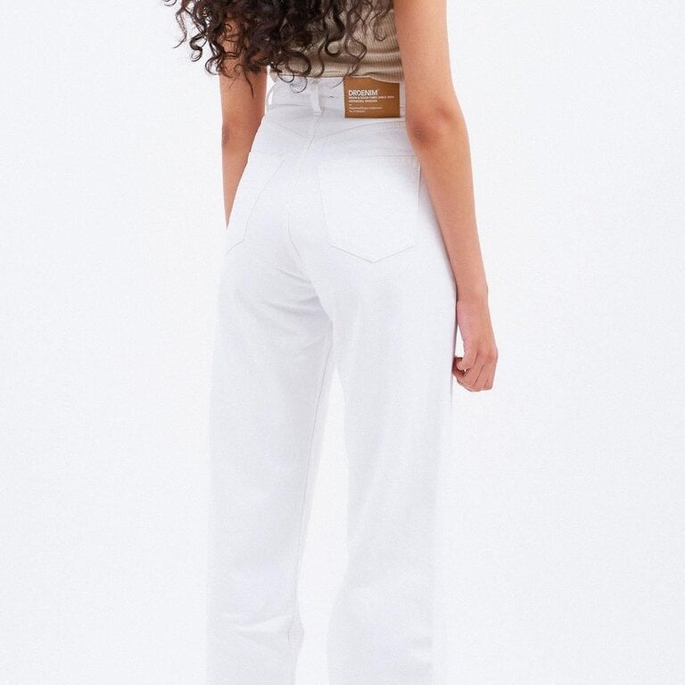 Zarchive Dr.Denim Echo White High Rise Straight