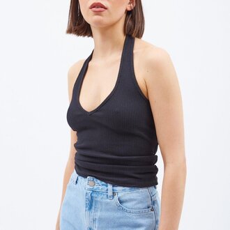 Dr.Denim Kimber Top Black