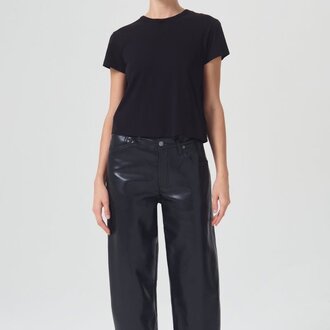 Agolde Drew Tee Black