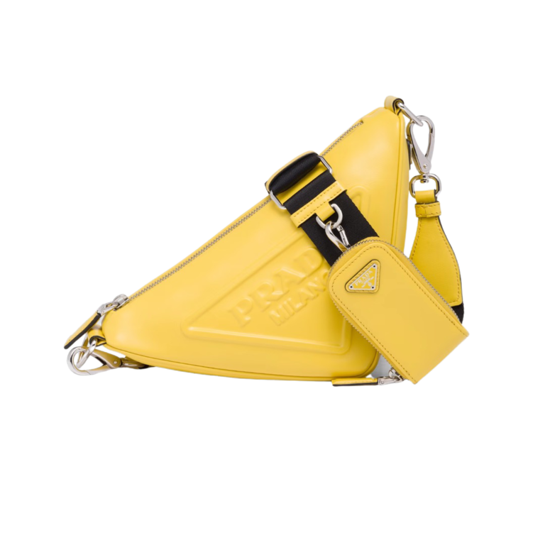 Marque Luxury Prada Triangle Bag Yellow