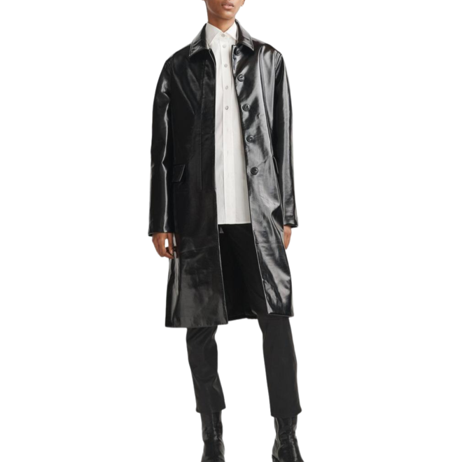 LTH JKT, Jackets & Coats, Lth Jkt Cropped Bone White Leather Jacket