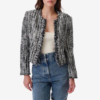 Iro Silgo Jacket Black And White