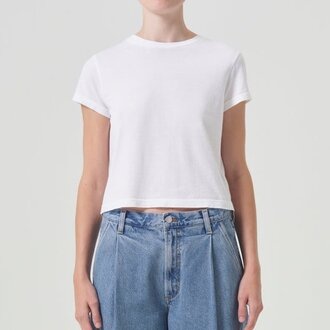 Agolde Adine Shrunken Tee