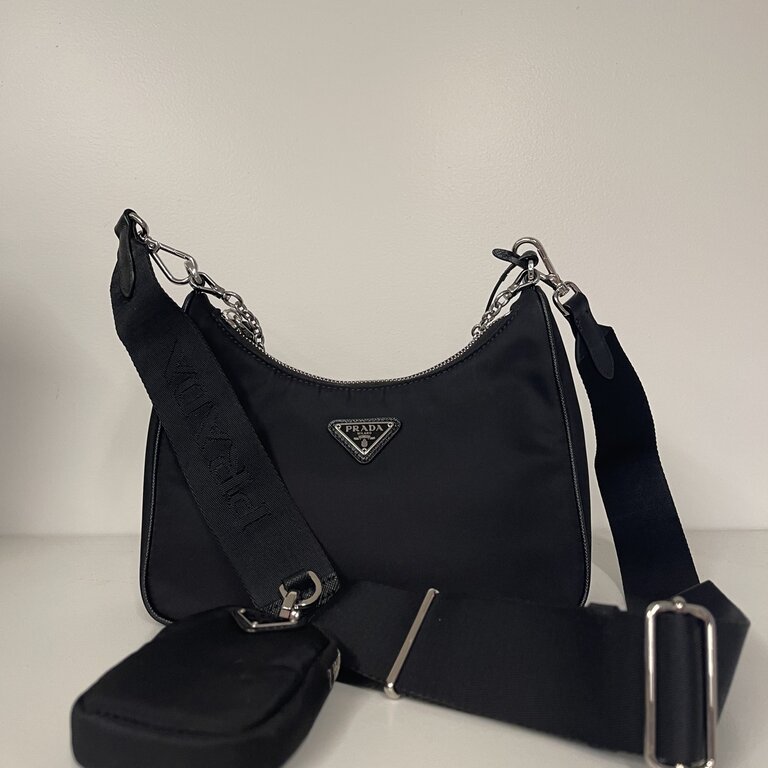 Consignment Curated Luxury Prada Re-Edition Black