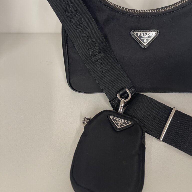 Consignment Curated Luxury Prada Re-Edition Black