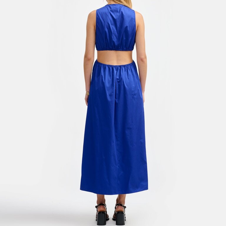 Zarchive Belle rose Amsa Dress In Lazuli