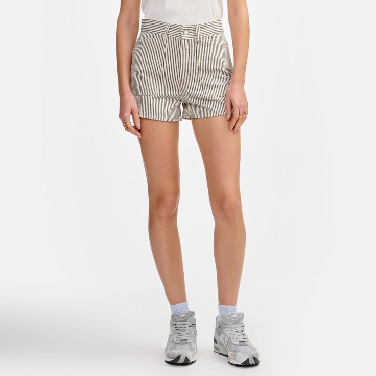 Zarchive Belle rose Picto Shorts Light Stone Wash
