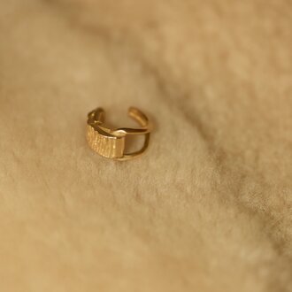 864 Designs Textured Ear Cuff Brass EA-CU-31