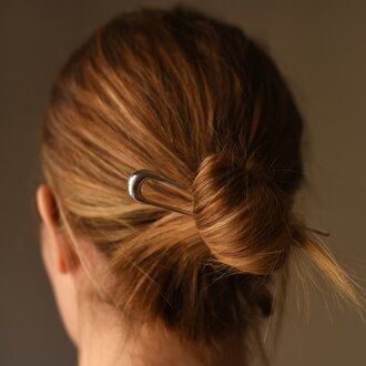 864 Designs Sterling Silver Hair Pin HS-O-05