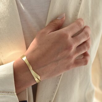 864 Designs Brass Bracelet Cuff w/Cut out CU-H-42