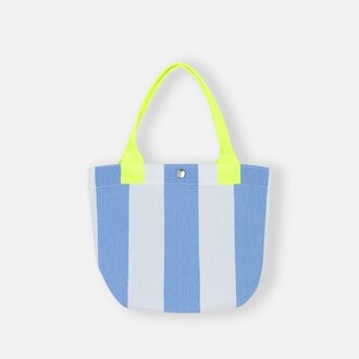 Dr Bloom Bolso Ikeo Rayas Azul