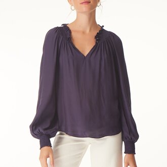 Gilner Farrar Calista Blouse Navy