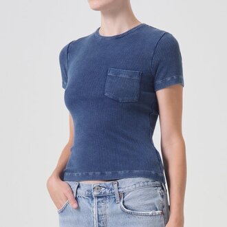 Agolde Arlo Tee Indigo