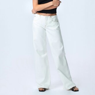 SLVRLAKE Mica No Waistband Natural White