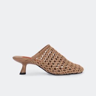 Zarchive Simon Miller Crochet Beep Mule Natural