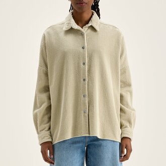 Ginna Corduroy Shirt Jacket Craie