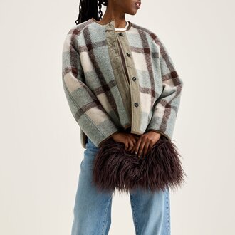 Belle rose Hari Jacket Muted Check