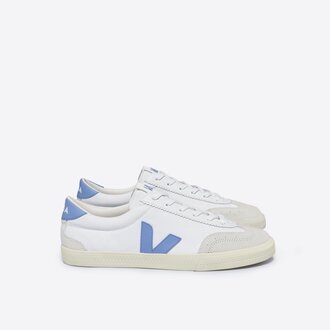 VEJA Volley Canvas  White/Aqua