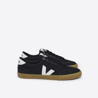 VEJA Volley Canvas Black/White/Natural