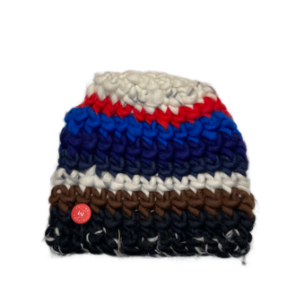 Mischa Lampert Deep Stripe Beanie Ski Stripe No Pom