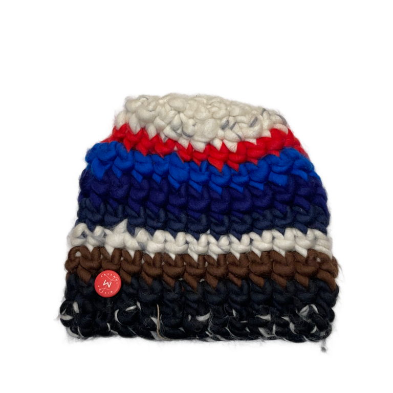 Mischa Lampert Deep Stripe Beanie Ski Stripe No Pom