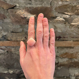 Society Jewelry Everyday Collection Sterling Silver Adjustable Ring Pink Opal