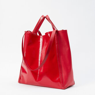 Rag & Bone Jet Tote In Poppy Red