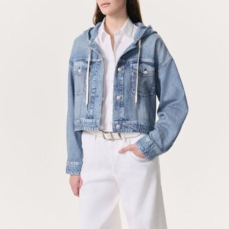 Rag & Bone Miramar Trucker Hoodie In Coney