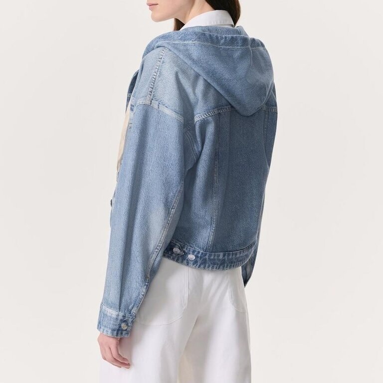 Rag & Bone Miramar Trucker Hoodie In Coney
