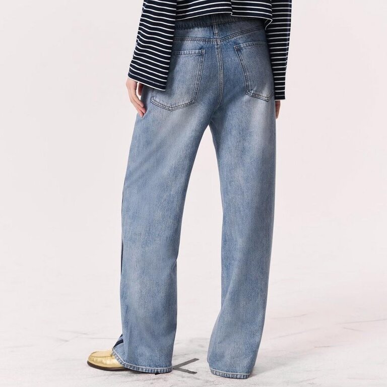 Rag & Bone Miramar Wide Leg Track Pant In Coney