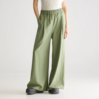 Zarchive Belle rose Vezza Wide Leg Pant In Jeep