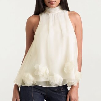 Cinq a Sept Deanna Top In Ivory