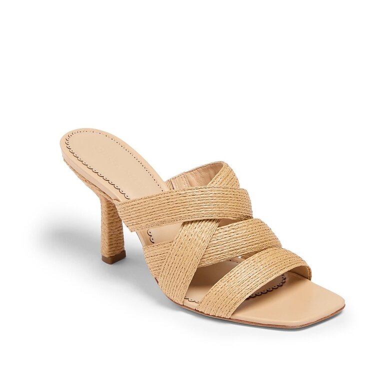 Cinq a Sept Dina Sandal In Natural Raffia