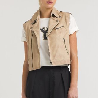 Jakett Jilli Vest Sand Patina Leather