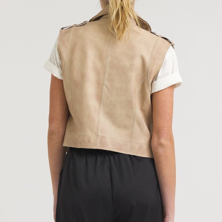 Jakett Jilli Vest Sand Patina Leather