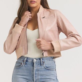 Jakett Collins Stonewash Leather White Pink