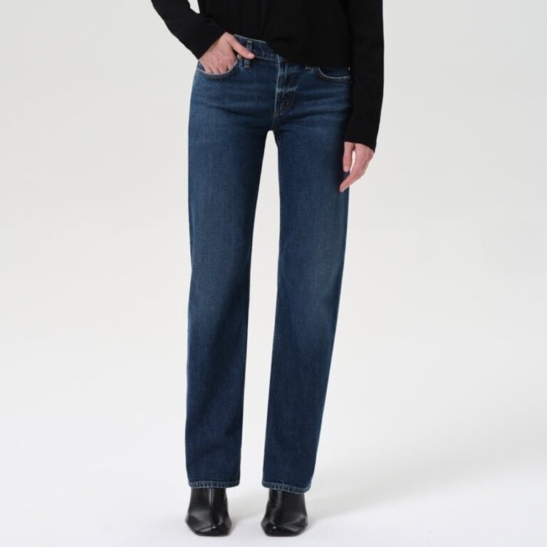 Agolde Low Rise Slim in Slick