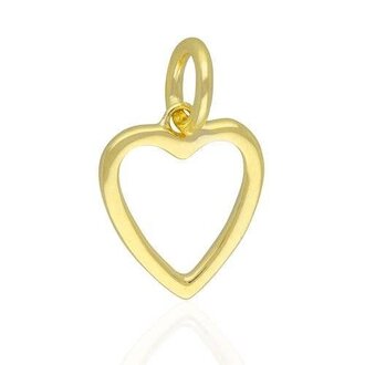 Linked by Society Jewelry PJ 14K YG  Cut Out Heart Charm