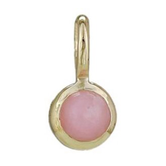 Linked by Society Jewelry PJ 14K YG  Pink Sapphire Charm