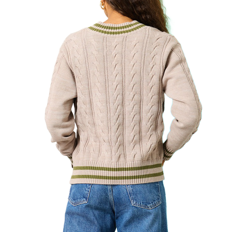 Kerri Rosenthal Patvee Sweater Warm Stone