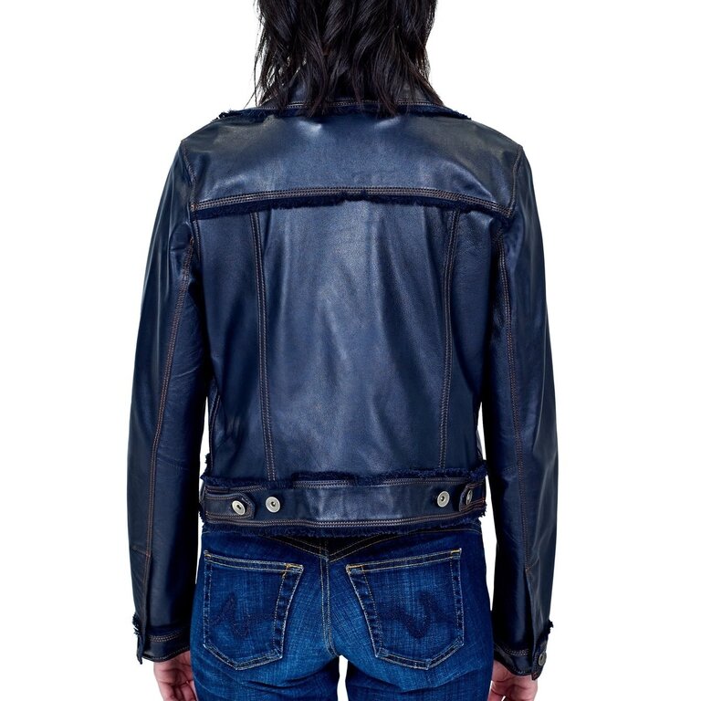 Jakett Hayden Vintage Leather Jacket Midnight