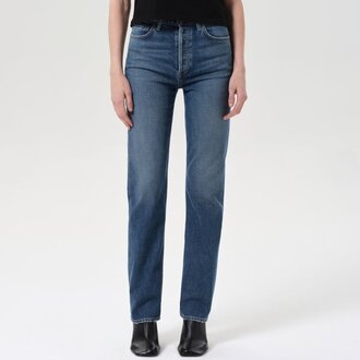 Agolde 90s Pinch Waist Long Overcast