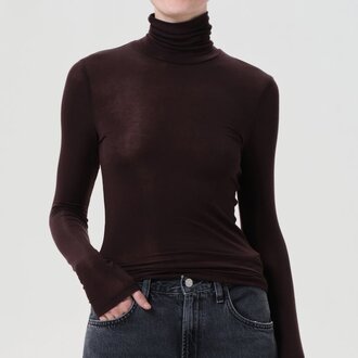 Agolde Pascale Turtleneck Root