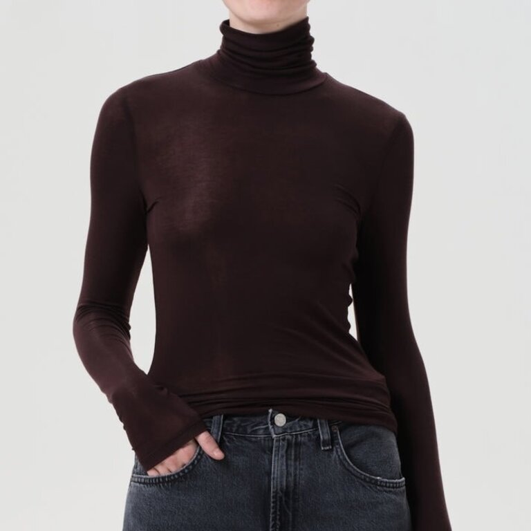 Agolde Pascale Turtleneck Root